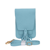 Faux Leather Crossbody Cell Phone Bag